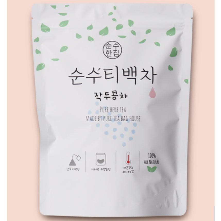 PURE HOUSE 100% Korean Sword Bean Tea (Horsebean Tea) 50/100 teabags ...