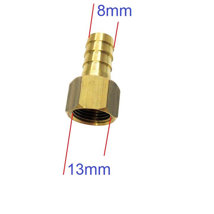 13mm internal thread mouse tail connector, 8mm pipe connection output ...