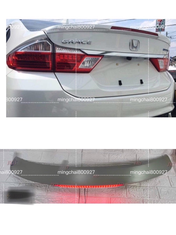 Honda City GM6 6th Gen (2014) ABS Plastic (2017 OEM Style) Rear Wing ...