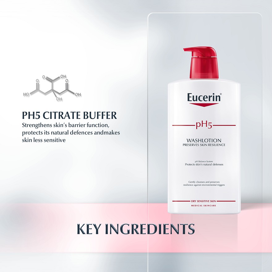Eucerin pH5 Washlotion 1 L / 400 ml 200 ml| Body Wash| Skin | Dry | Deep Hydration | Derma Skincare | Shopee Malaysia
