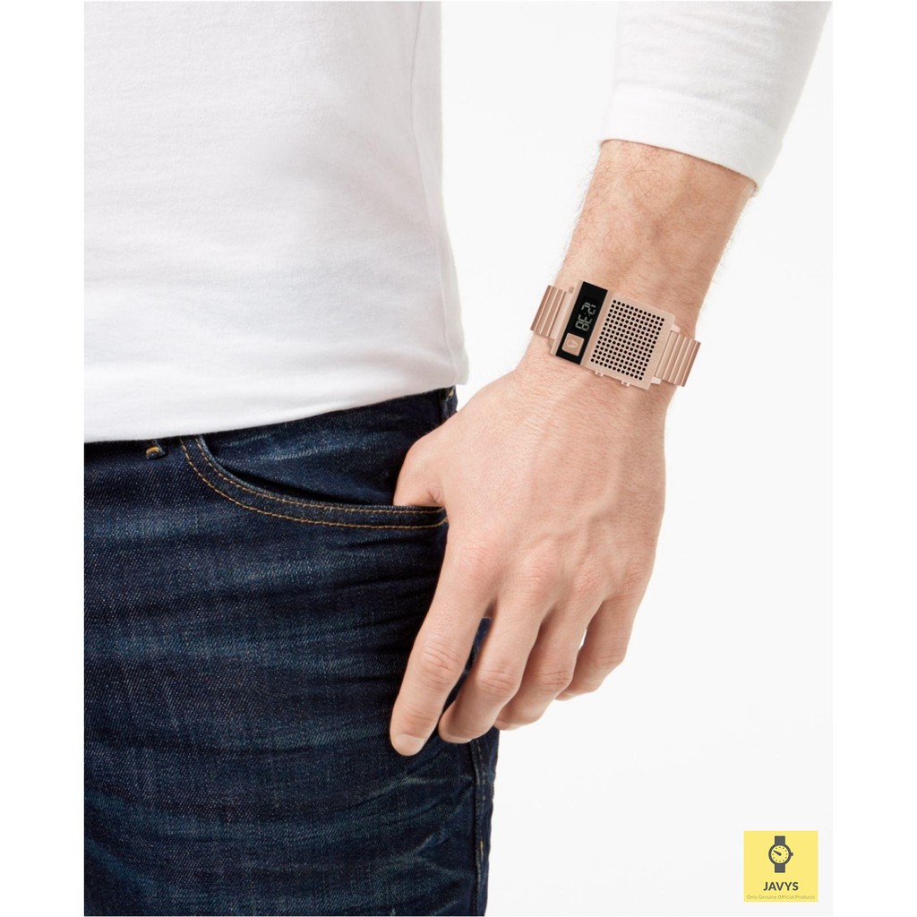 NIXON Watch The Dork Too A1266 A1266 897 A1266897 Men s Voice Read Speak Talking Retro SS Bracelet Rose Gold Shopee Malaysia