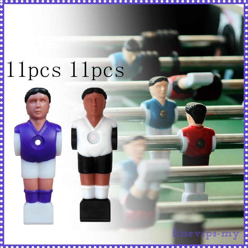 Finevipsmy 11x Table Football Player Table Football Men Player Athlete Foosball Soccer 7589