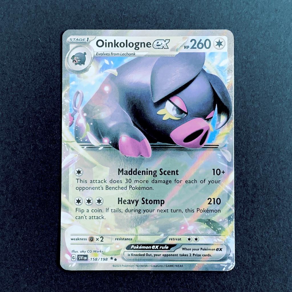 Pokemon TCG Oinkologne ex [158/198] Double Rare | PKM ex | Scarlet ...