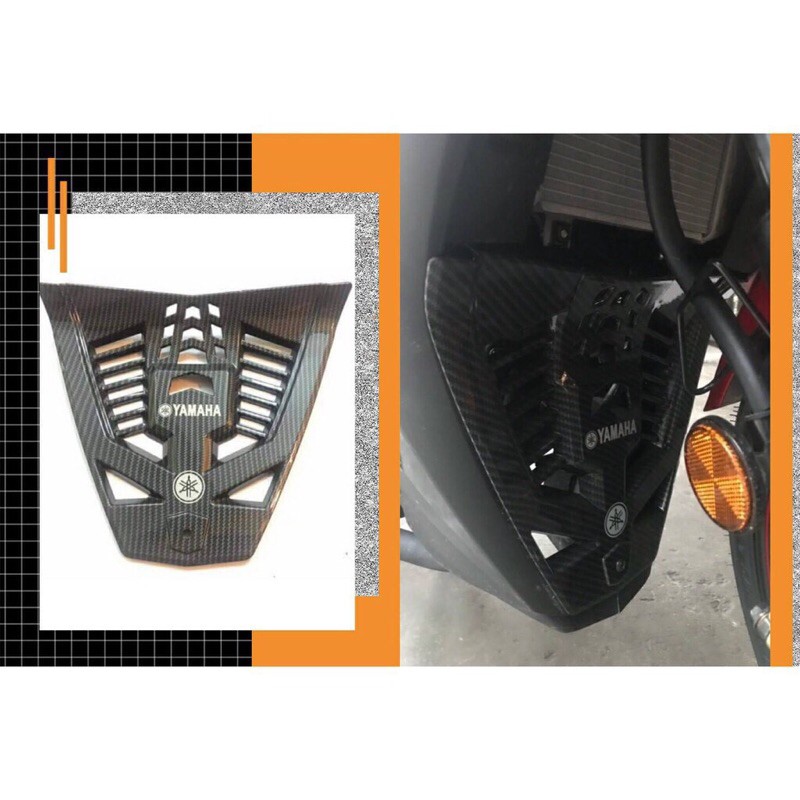 Y15ZR PVC ENGINE COVER COOLANT COVER / YAMAHA Y15ZR ENGINE COVER