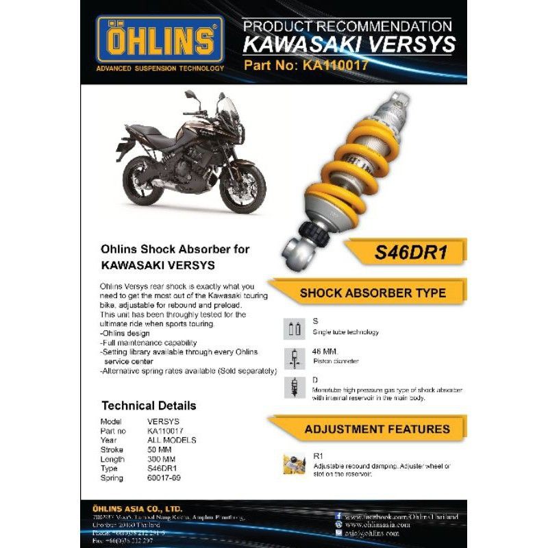 ohlins versys 650