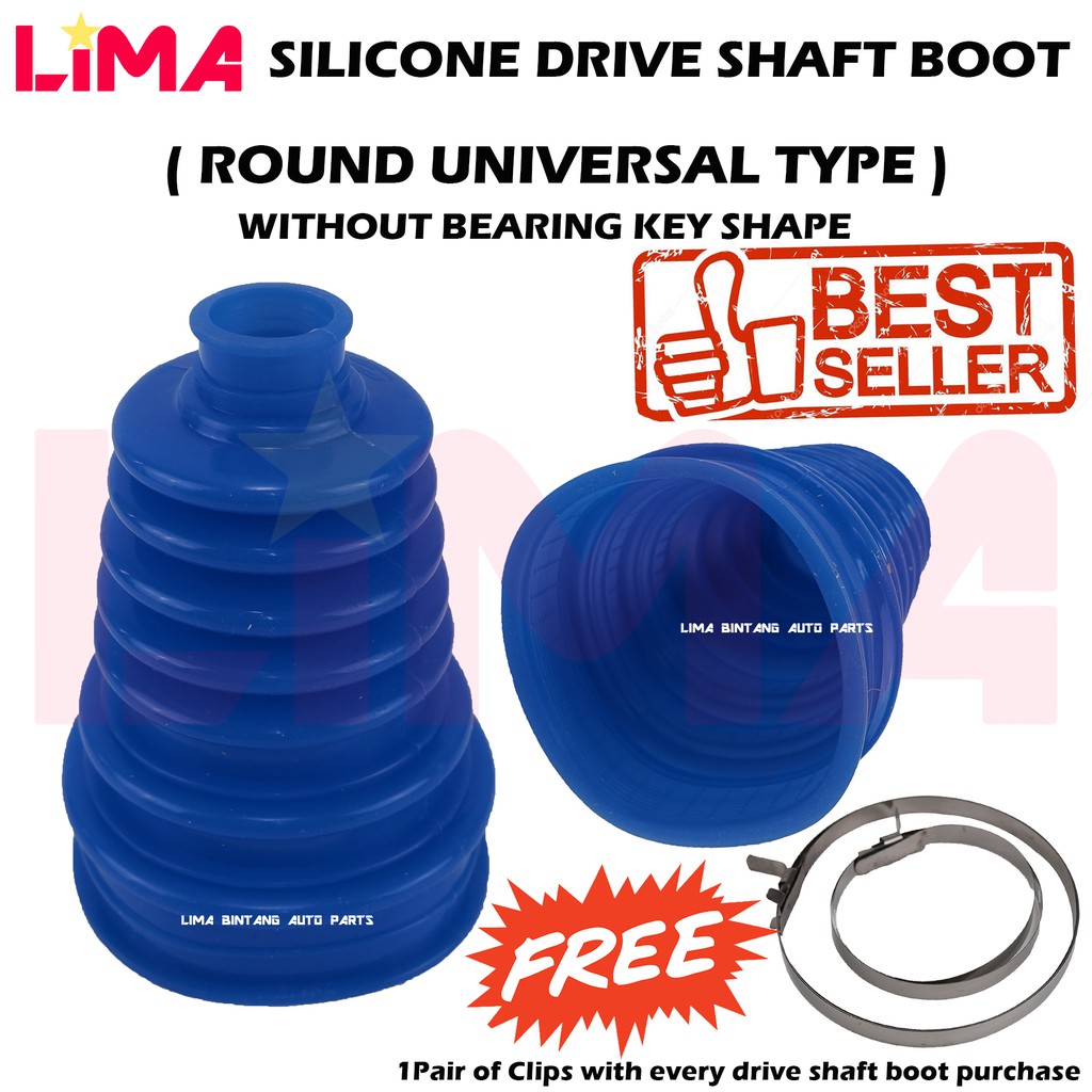 UNIVERSAL DRIVE SHAFT BOOT COVER , CV JOINT COVER BOOT ( SILICONE TYPE