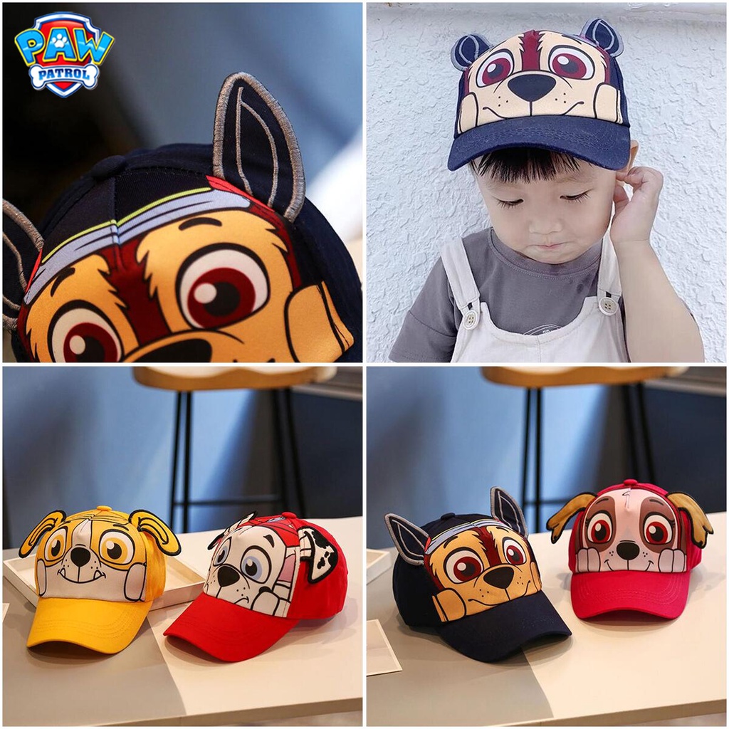 PAW Patrol Kids Cartoon Hats Boy Hat Outdoor Kids Sun Hat Beach Cap ...