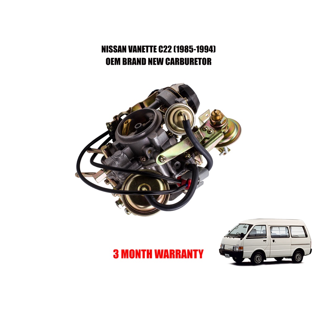 NISSAN VANETTE C22 (1985-1994) CARBURETOR NEW BRAND NEW BARU MADE BY ...