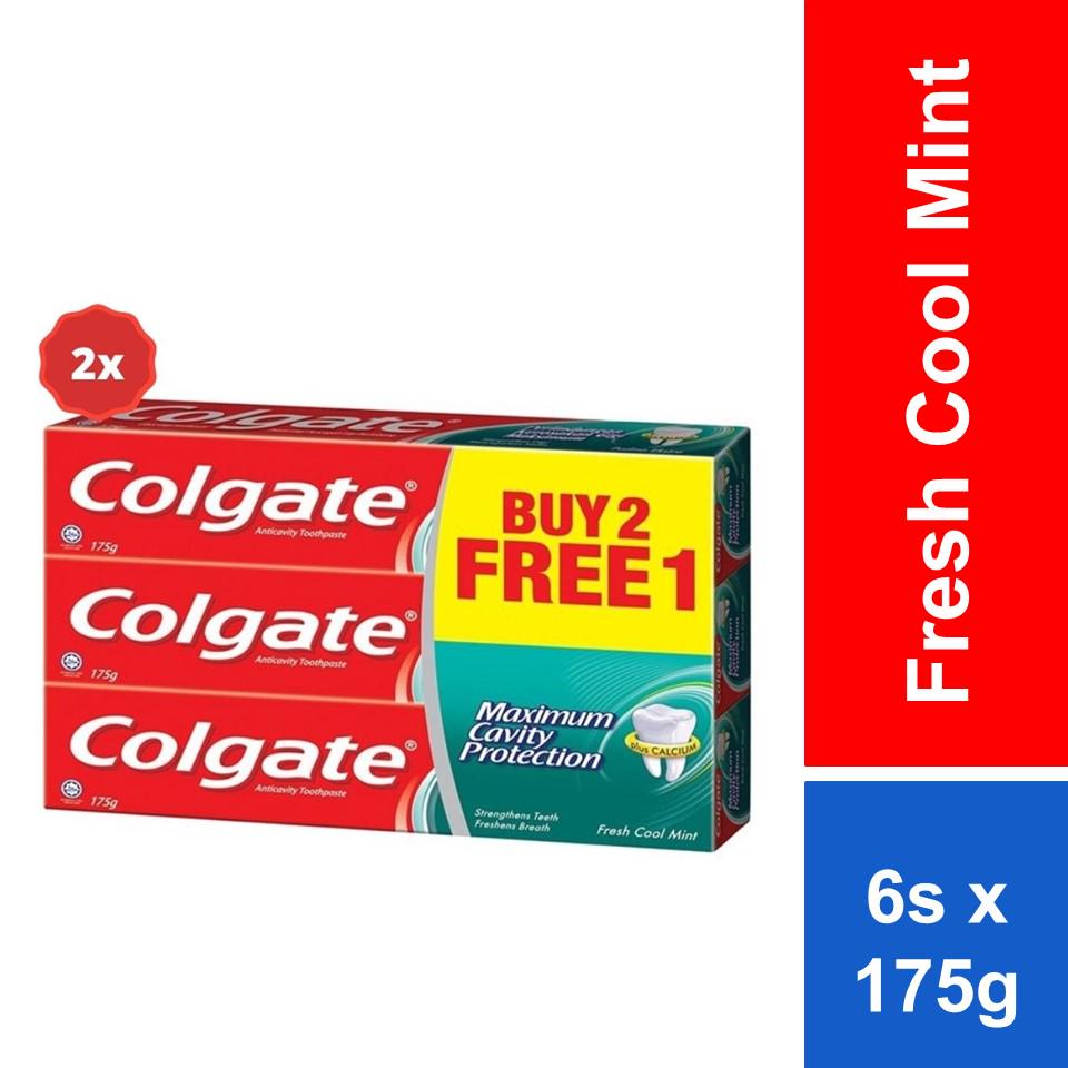 [Bundle of 2] Colgate Maximum Cavity Protection Fresh Cool Mint ...