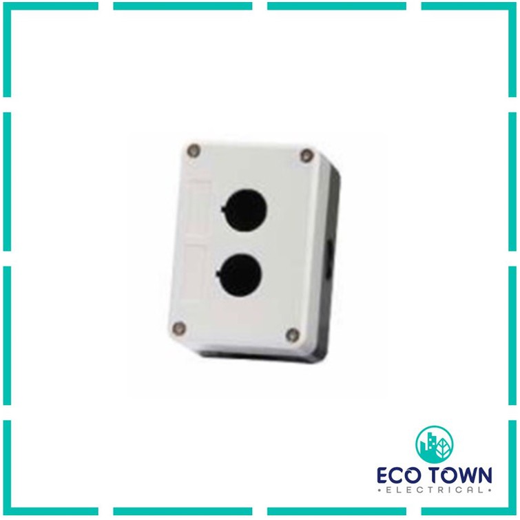 (2 Hole) PVC Enclosure Junction Box for 22MM Push Button Electrical