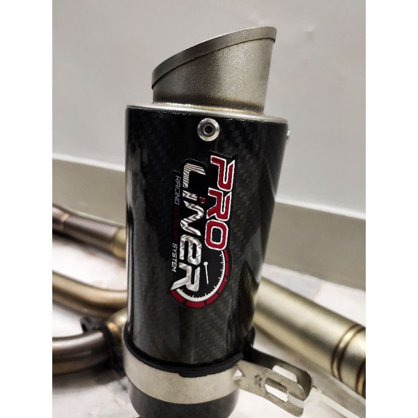 YAMAHA R25 PROLINER TR1 CARBON EXHAUST | Shopee Malaysia