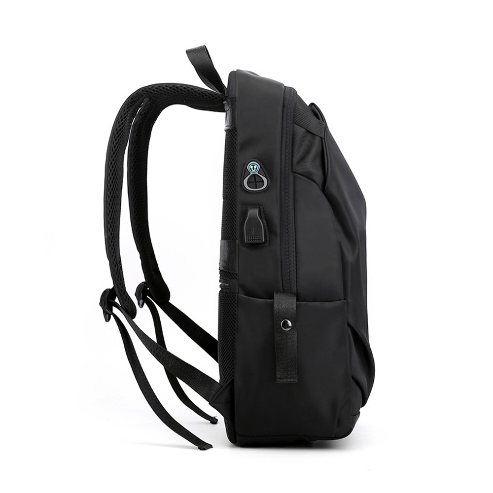 Water Resistant Nylon School Backpack Laptop Backpack with USB Function