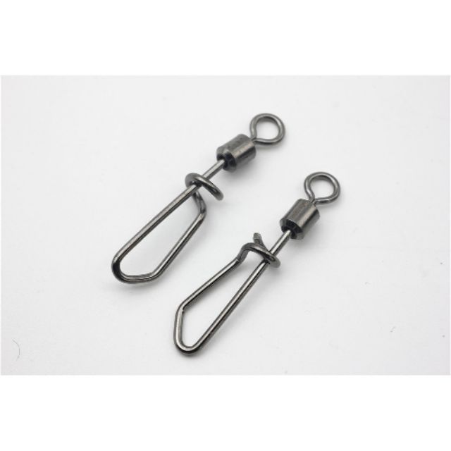 1pcs/lot Stainless Fishing Swivels Snap Rolling Swivel with T