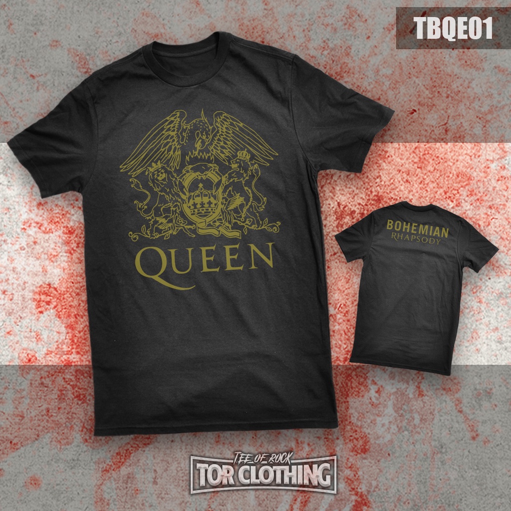 T shirt Queen Bohemian Rhapsosy Logo Band Rock Ready Stock TBQE01 Tor Clothing Shopee Malaysia