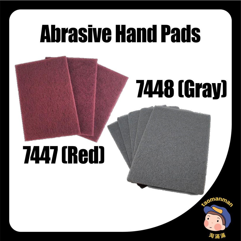Non Woven Abrasive Hand Pad 7447 7448 superior alternative to steel