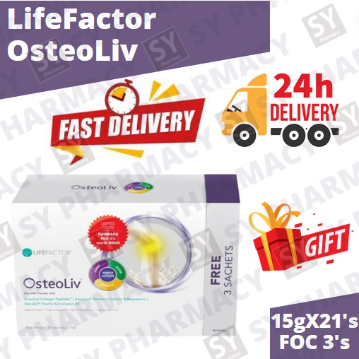 [FREE SHIPPING!!!] LIFE FACTOR® OsteoLiv 21's + 3'S FOC FREE GIFT (Exp ...
