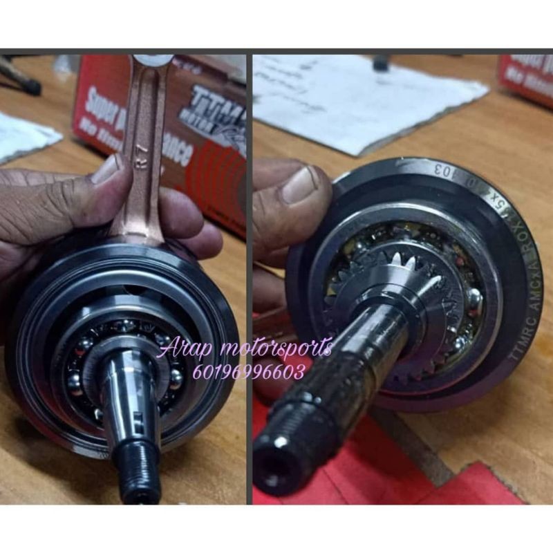 NVX155 TTMRC RACING CRANKSHAFT JET UP 2.05mm=4.10mm | Shopee Malaysia