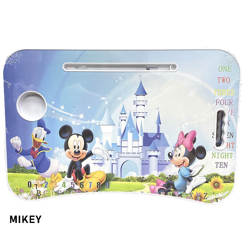 Assorted Cartoons Kids Portable Foldable Table Bed Anti-slip Study ...