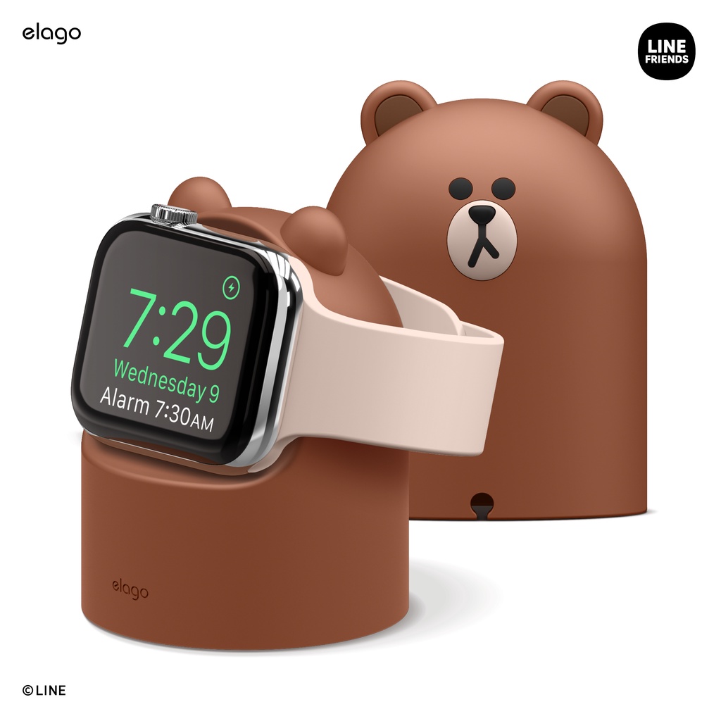 elago LINE Friends W2 Charger Stand Compatible with Apple Watch