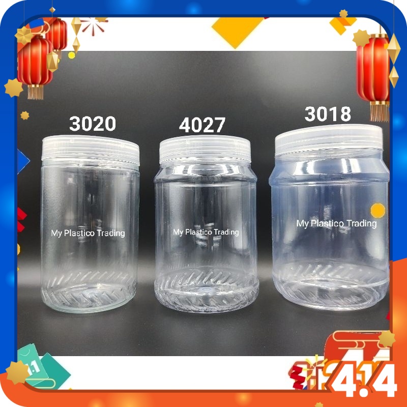 Balang Kuih Raya / Plastic Container / Kuih Raya / Bekas Plastik ...