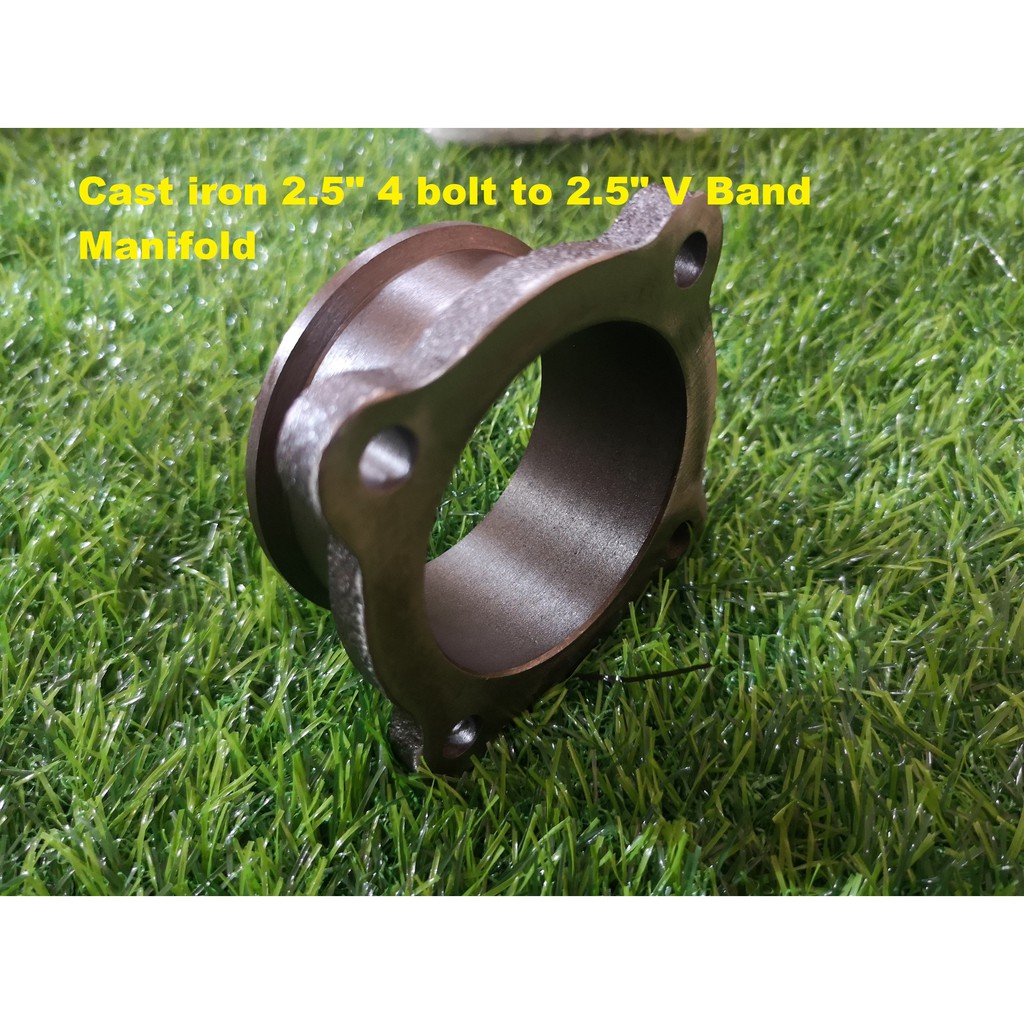 thumbnail image 2 of 3 Bolt To 3 Inch V-Band Exhaust Turbo Flange Adapter – T3/T4/GT30/GT35 Compatible, Steel, 2 Year Warranty 2 of 4