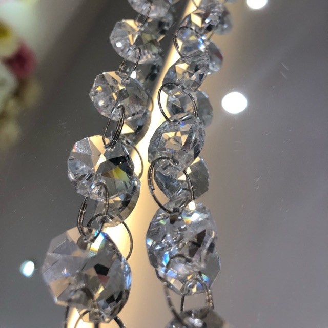 Bead Chain Crystal Octagon 84cm | Shopee Malaysia