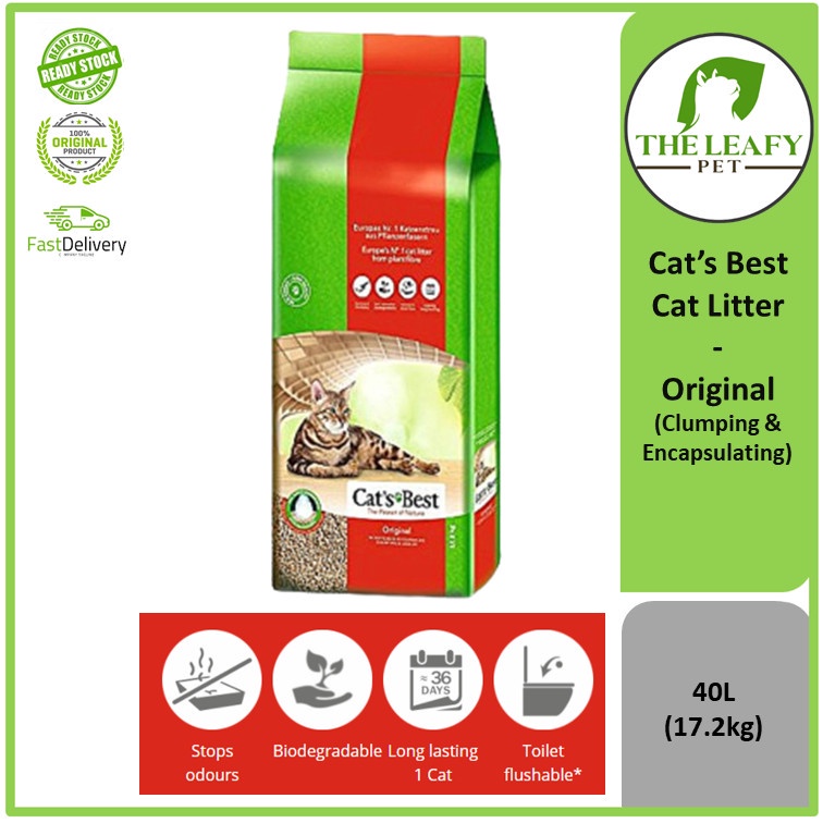 Cat's best / Cats Best Oko Plus Original Cat Litter 40L ( 17.2kg