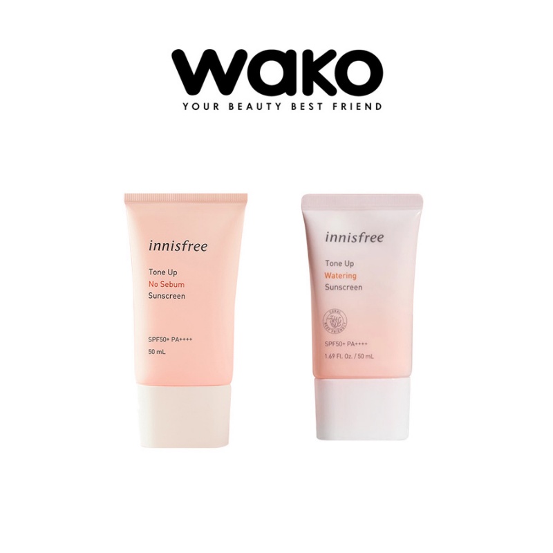 Innisfree Tone Up Sunscreen [No Sebum / Watering] SPF50+ PA++++ (50ml