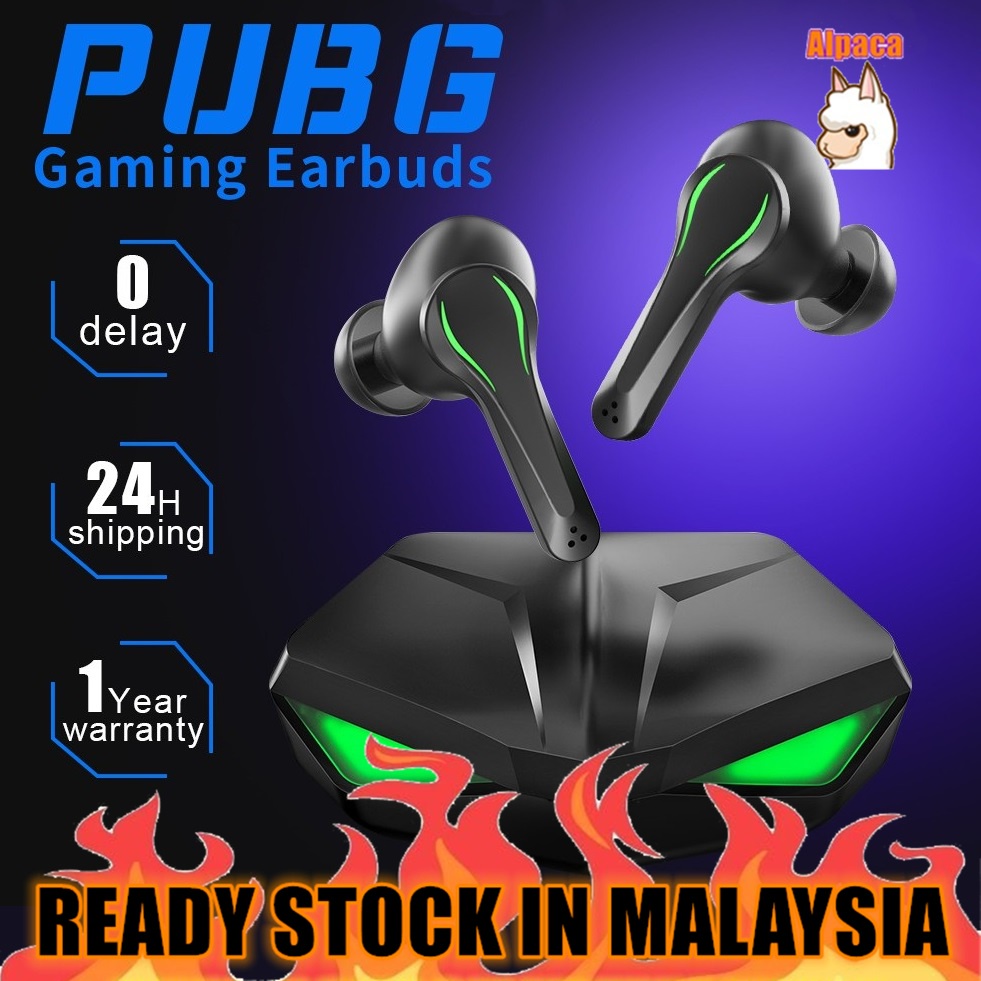 Zime Winner Earphone Gaming TWS Wireless Bluetooth Earphones Gaming Headphone Ultra low latency Earbuds For PUBG Shopee Malaysia