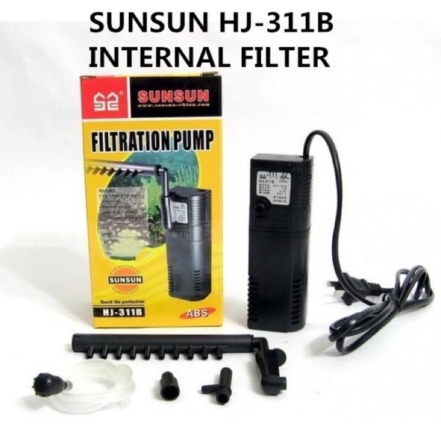 FISHER SUNSUN HJ-311B HJ-611B INTERNAL FILTER AQUARIUM SUBMERSIBLE ...