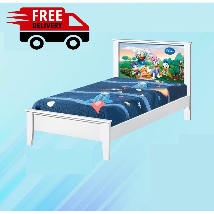 FREE DELIVERY / WOODEN SINGLE BED / DONALD DUCK SINGLE BED / KATIL