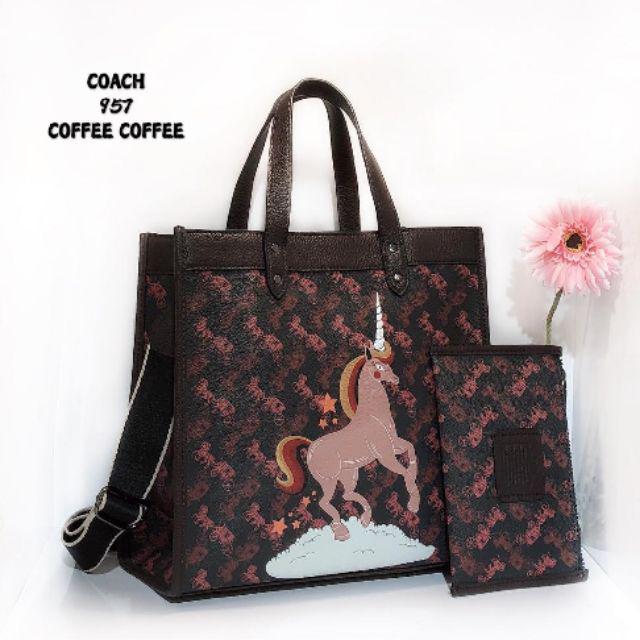 Coach unicorn tote online