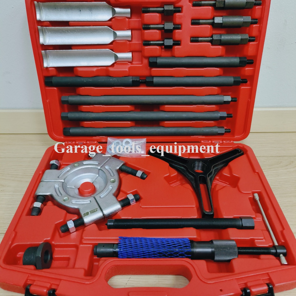 SB TOOLS Heavy-Duty 3Way Hydraulic Bearing Separator & Puller Set ...