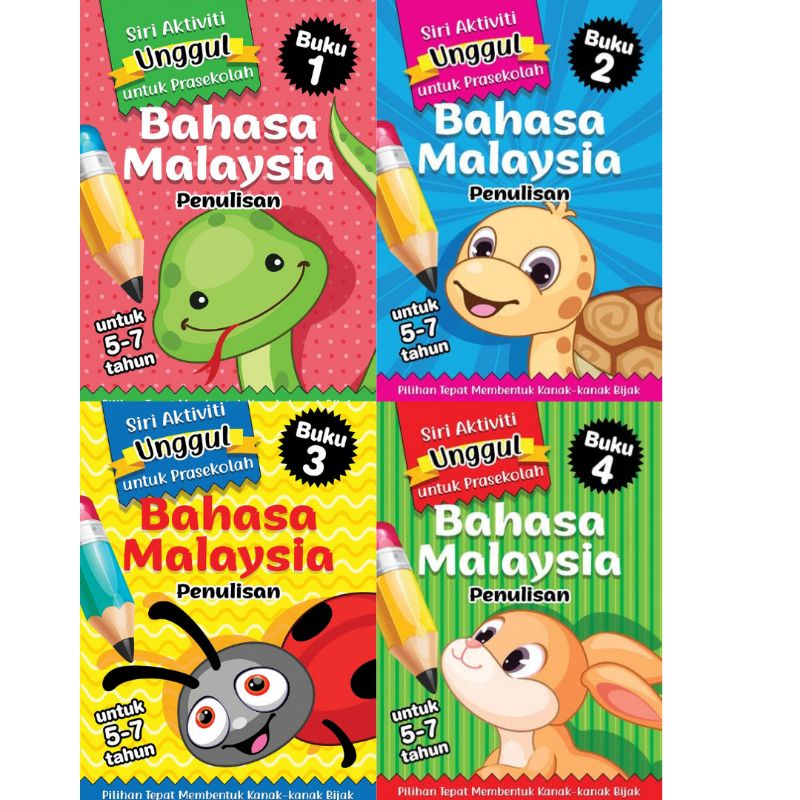 Buku Prasekolah Bahasa Malaysia/Penulisan Bahasa Melayu/Jom Tulis/Buku ...