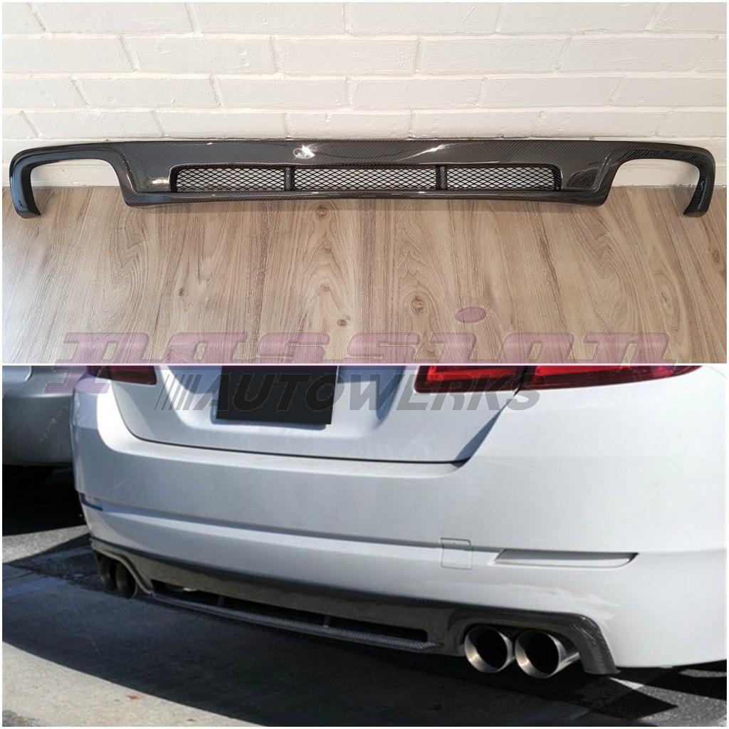 🌟WT24/7🌟 Carbon Fibre Hamann Style Rear Bumper Diffuser for BMW F10 5 ...