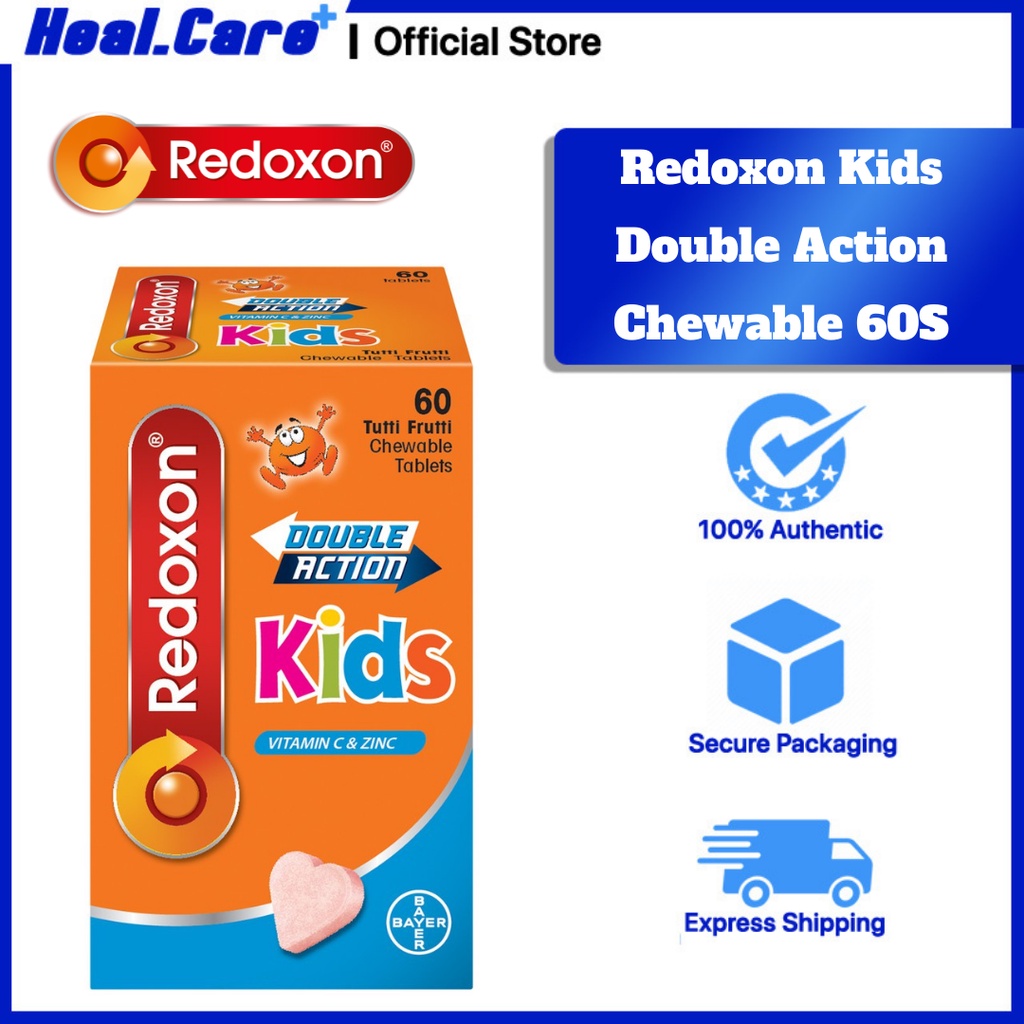Redoxon Kids Double Action Chewable 60S | Shopee Malaysia