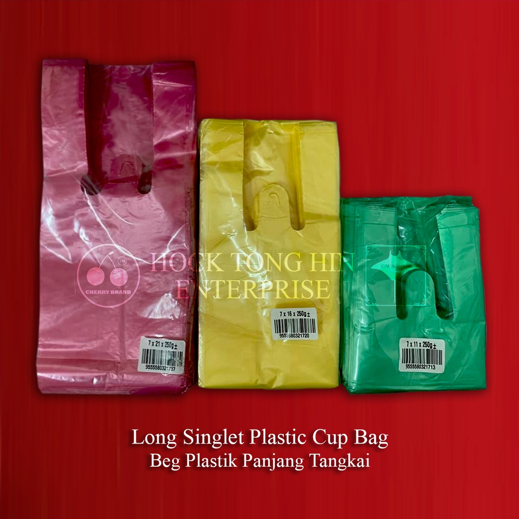 Long Singlet Plastic Bag for PP Cup/Roti John * Beg Plastik Panjang ...