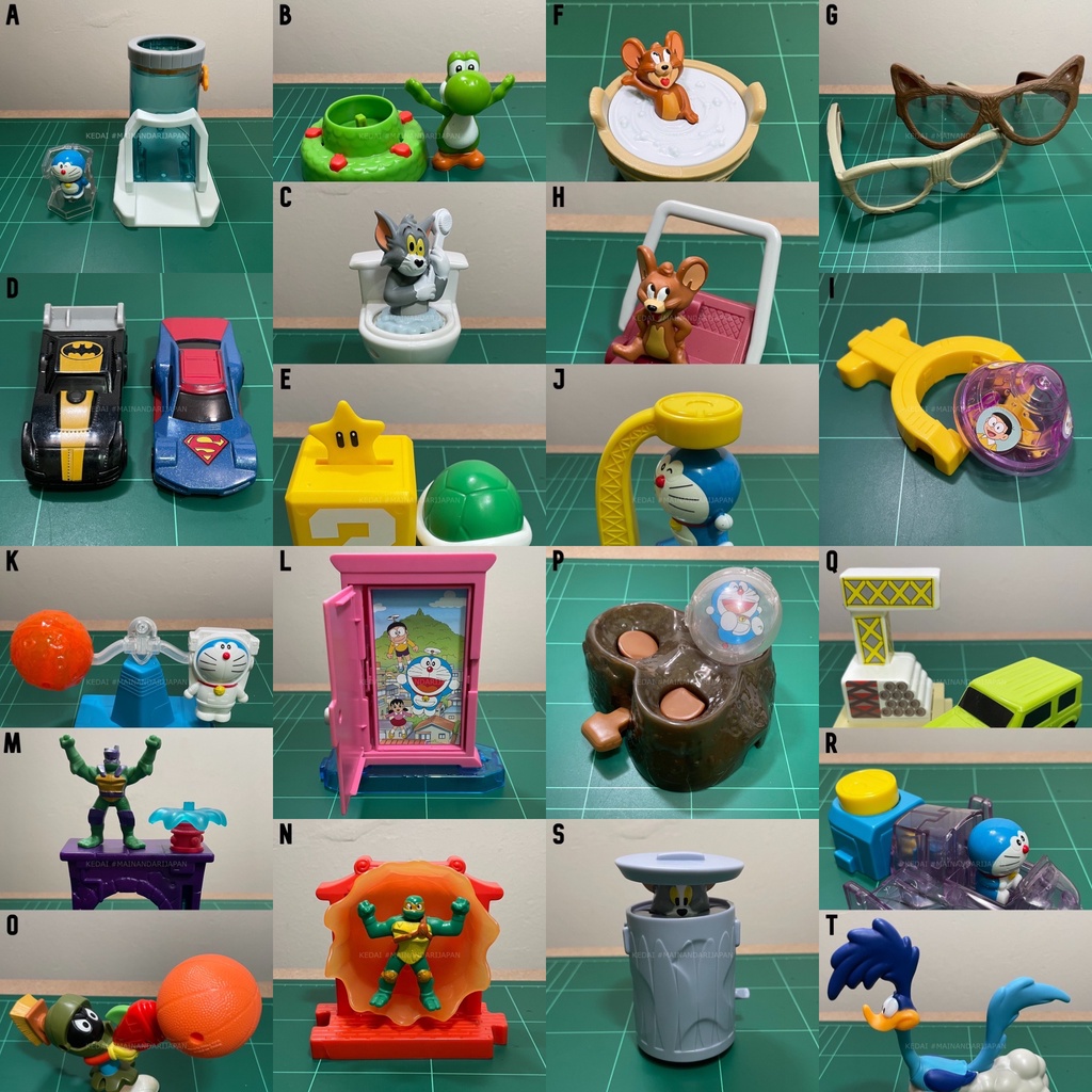 Used / Loose McDonald's McD Happy Meal Toys (Malaysia) | Doraemon Hot ...
