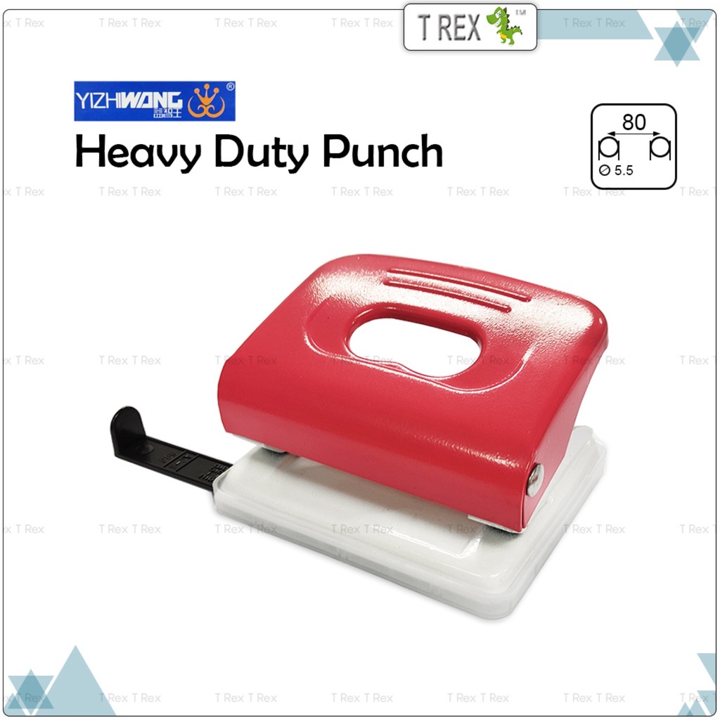 YZW Heavy Duty 2 Holes Puncher / Paper Punch / 2Hole Punch / Penubuk