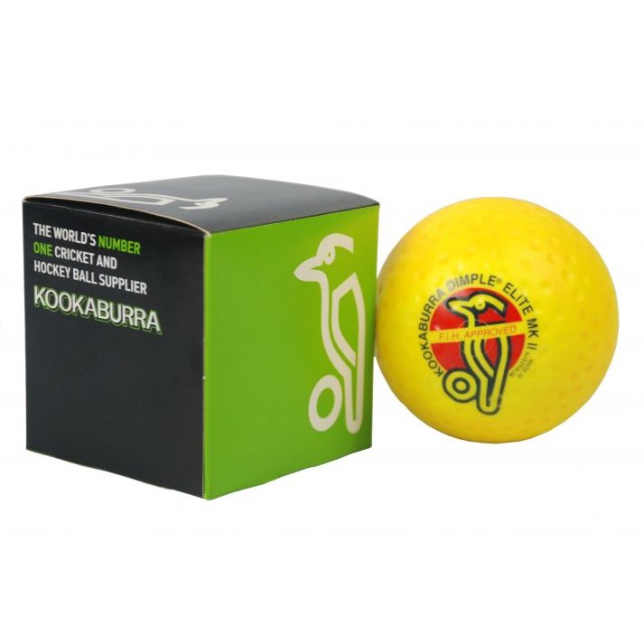 Balle De Hockey Kookaburra Dimple Elite – Niveau élite, Boîtier Polyuréthane, Centre Matelassé, Statut FIH Global, Pour Compétition