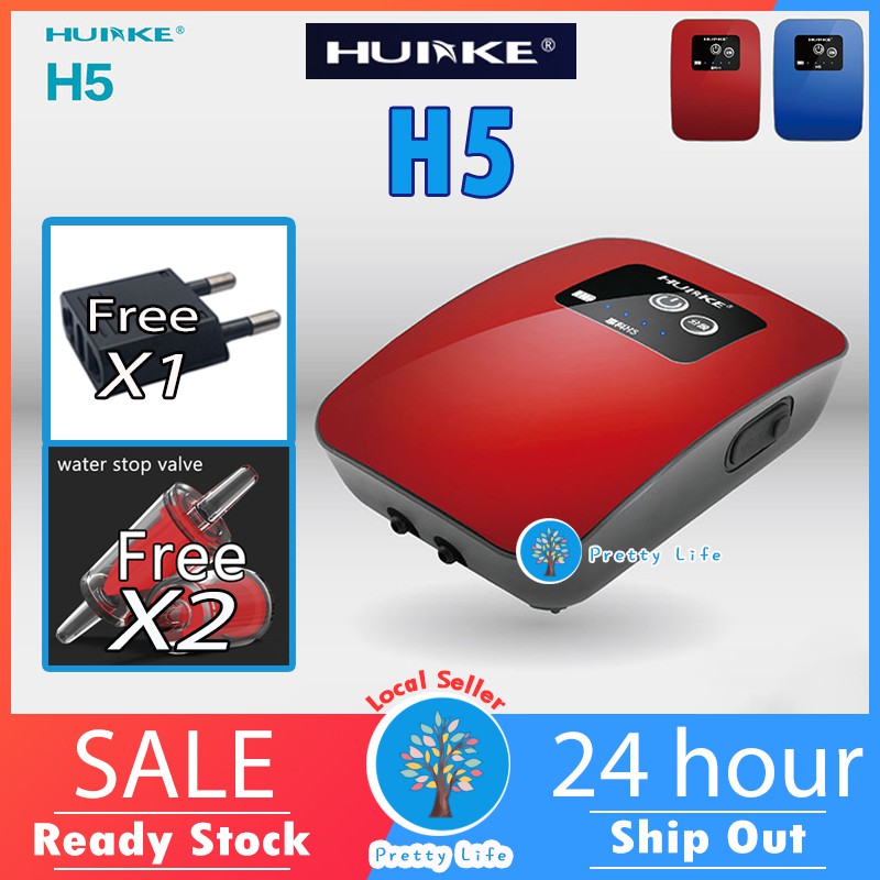 🐟ORIGINAL🐟 HUIKE H5 ACDC Lithium Battery Oxygen Pump | Shopee Malaysia