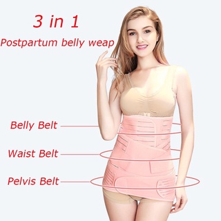 Bengkung Moden Postpartum Abdomen Belt 3 Pcs In 1 Set