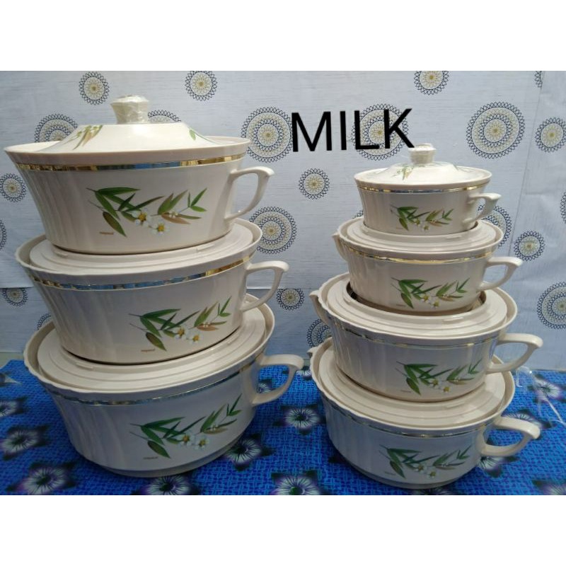 7 Pcs Of Nayasa Insulated Casserole ( Hot Pots ) Shopee Malaysia