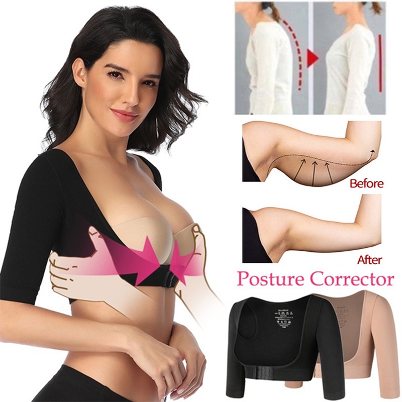 Women's Seamless Upper Arm Body Shaper Compression Tank Top with