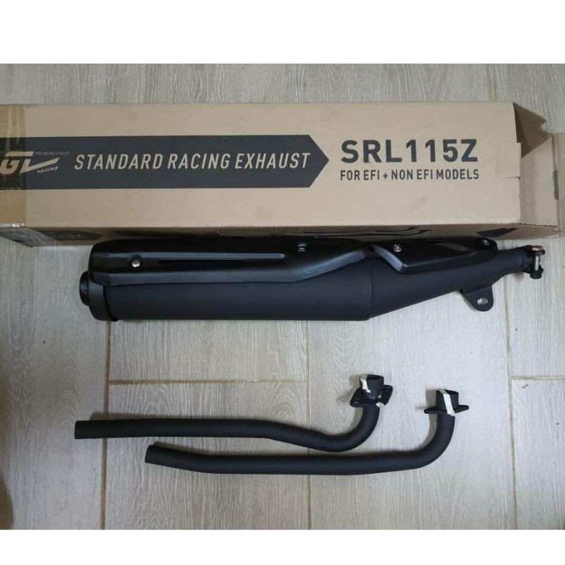 Exhaust std open srl115z gl racing | Shopee Malaysia