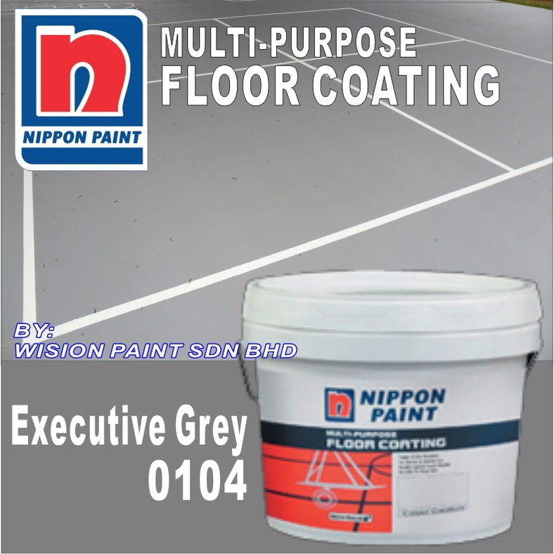 EXECUTIVE GREY 0140 ( 5L ) NIPPON PAINT MULTI-PURPOSE FLOOR COATING ...