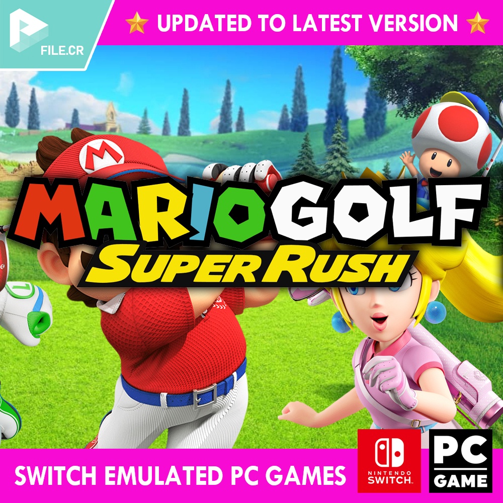 MARIO GOLF SUPER RUSH V1.1.0 + RYUJINX EMU FOR PC