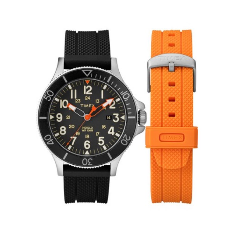 Timex best sale orange strap