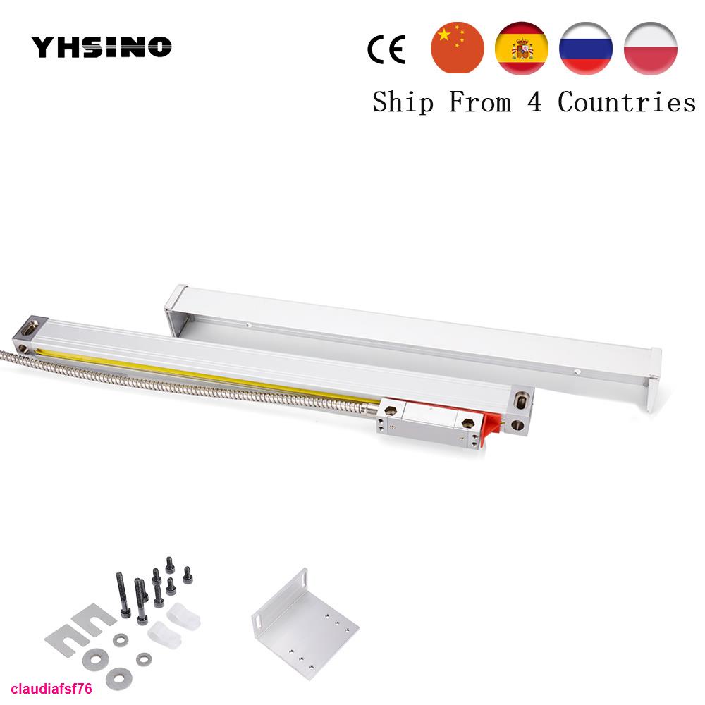 Lathe Mill Linear Encoder Set 5U 5V TTL YHSINO Optical Line Sclaes ...