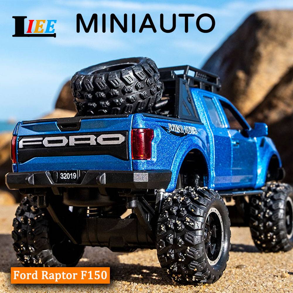 1:32 Ford Raptor F150 Alloy Diecast Car Model Toys Sound Light Toy ...